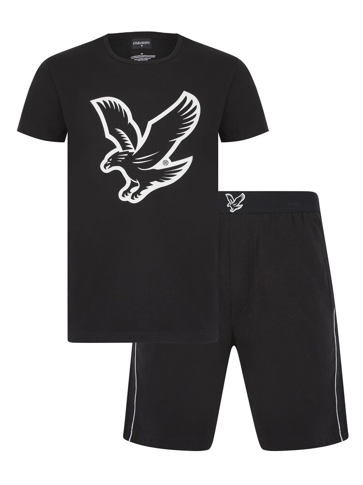 Lyle & Scott Black Loungewear Klaus Set - Image 1 of 9