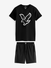 Lyle & Scott Black Loungewear Klaus Set - Image 2 of 9