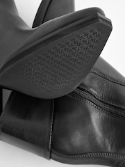 Black Forever Comfort® Point Toe Heeled Ankle Boots - Image 9 of 9