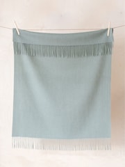 TBCo Sage Melange Lambswool Baby Blanket - Image 1 of 2