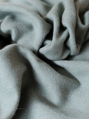 TBCo Sage Melange Lambswool Baby Blanket - Image 2 of 2