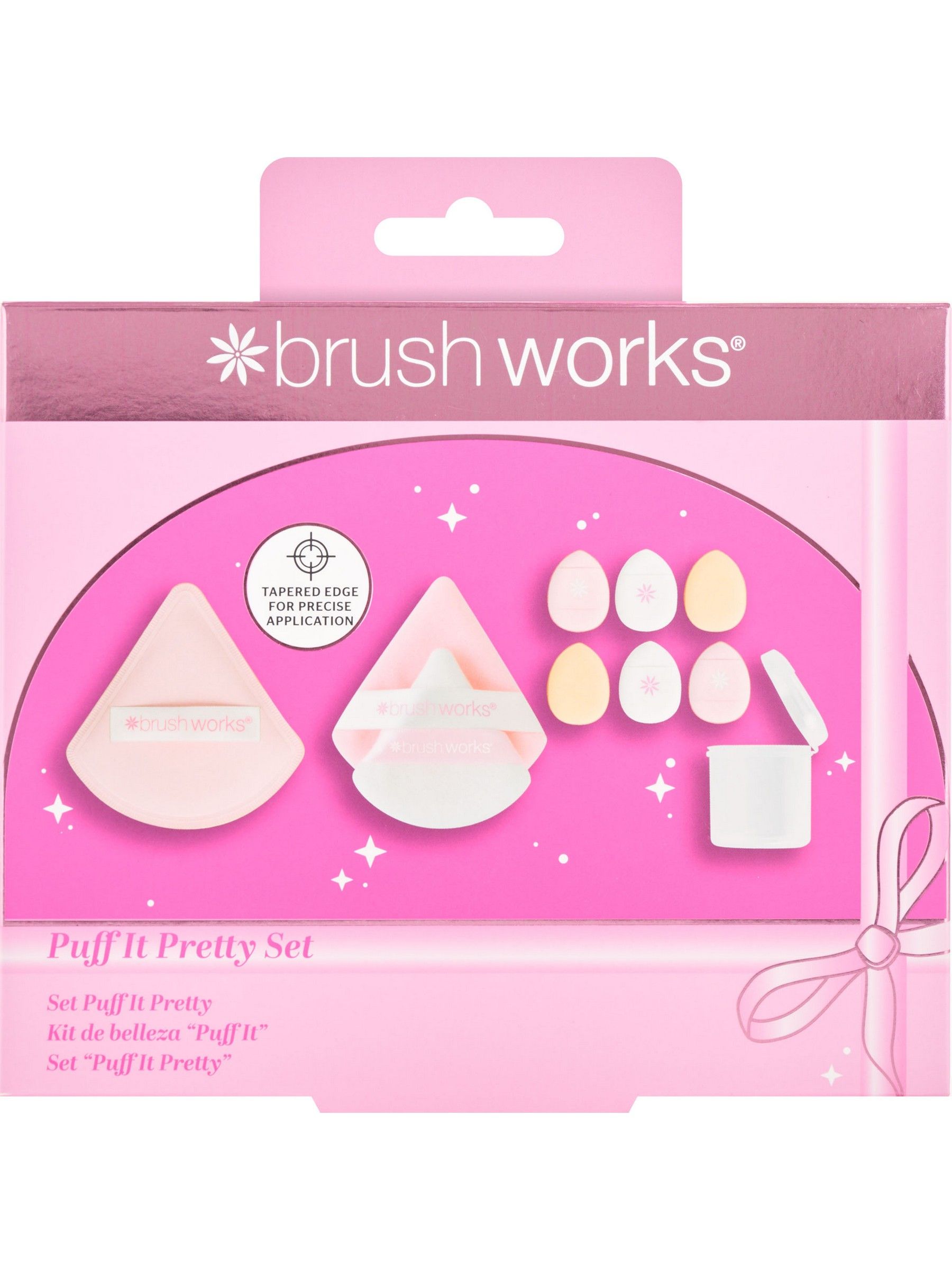 Brush Works Unisex Multi Puff It Pretty Gift Set (Worth £15) - Image 2