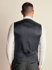 Green Trimmed Check Suit: Waistcoat - Image 11 of 11