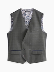 Green Trimmed Check Suit: Waistcoat - Image 5 of 11