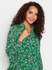 M&Co Green Longline Long Sleeve Shirt - Image 4 of 4