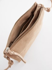 Gold Leather Cross-Body Bag - Image 8 of 11