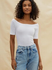 Albaray Bardot White Top - Image 1 of 4