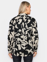 Long Tall Sally Black Printed Shirt - Image 2 of 4
