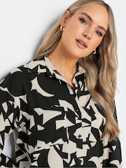 Long Tall Sally Black Printed Shirt - Image 4 of 4