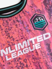 Bright Pink Football Top (3-12yrs) - Image 8 of 8