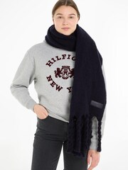 Tommy Hilfiger Melierter Schal, Blau - Bild 2 von 3