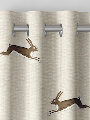Emily Bond Natural Alice Made to Measure 100% Cotton Curtains - Image 7 of 9