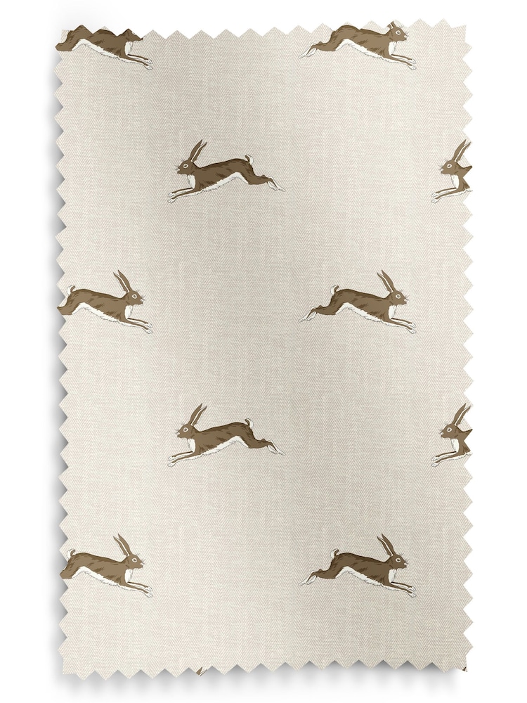 Emily Bond Natural Alice Made to Measure 100% Cotton Curtains - Image 9 of 9