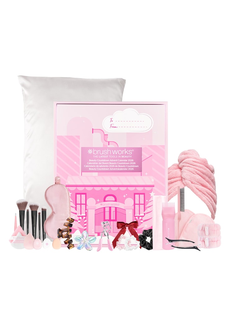 Brush Works Beauty Countdown Advent Calendar (Worth £113) - Image 1 of 6 Brush Works Beauty Countdown Advent Calendar (Worth £113) - Image 1 of 6