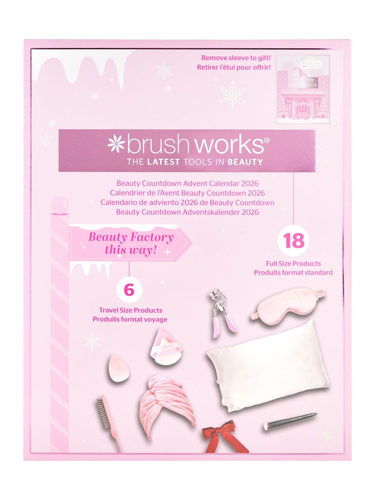 Brush Works Beauty Countdown Advent Calendar (Worth £113) - Image 2 of 6 Brush Works Beauty Countdown Advent Calendar (Worth £113) - Image 2 of 6