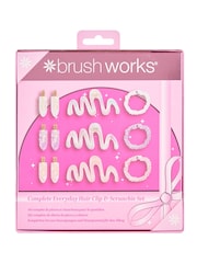 Brush Works Complete Everyday Hair Clip & Scrunchie Gift Set (Worth £25) - Image 1 of 5