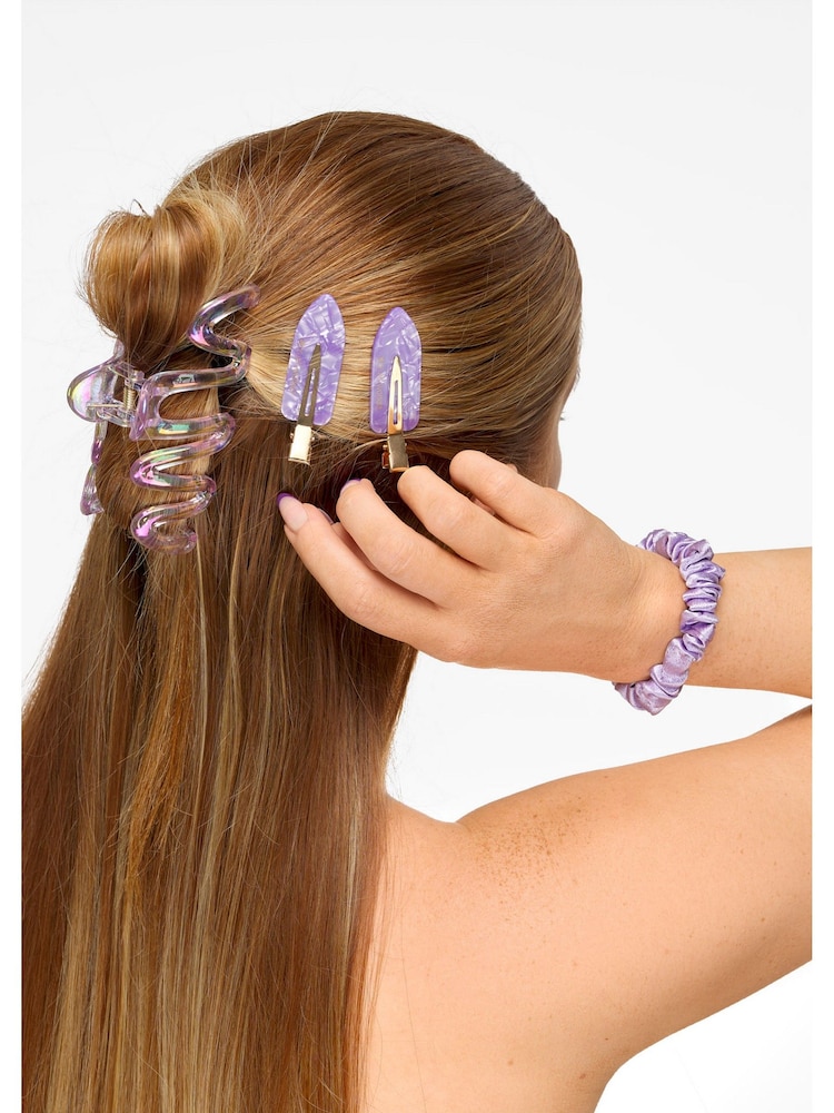 Brush Works Complete Everyday Hair Clip & Scrunchie Gift Set (Worth £25) - Image 5 of 5