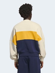 adidas Originals White Crew Neck Sweatshirt - Image 2 of 6