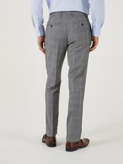 Skopes Grey Tailored Fit Buxton Check Suit: Trousers - Image 2 of 4