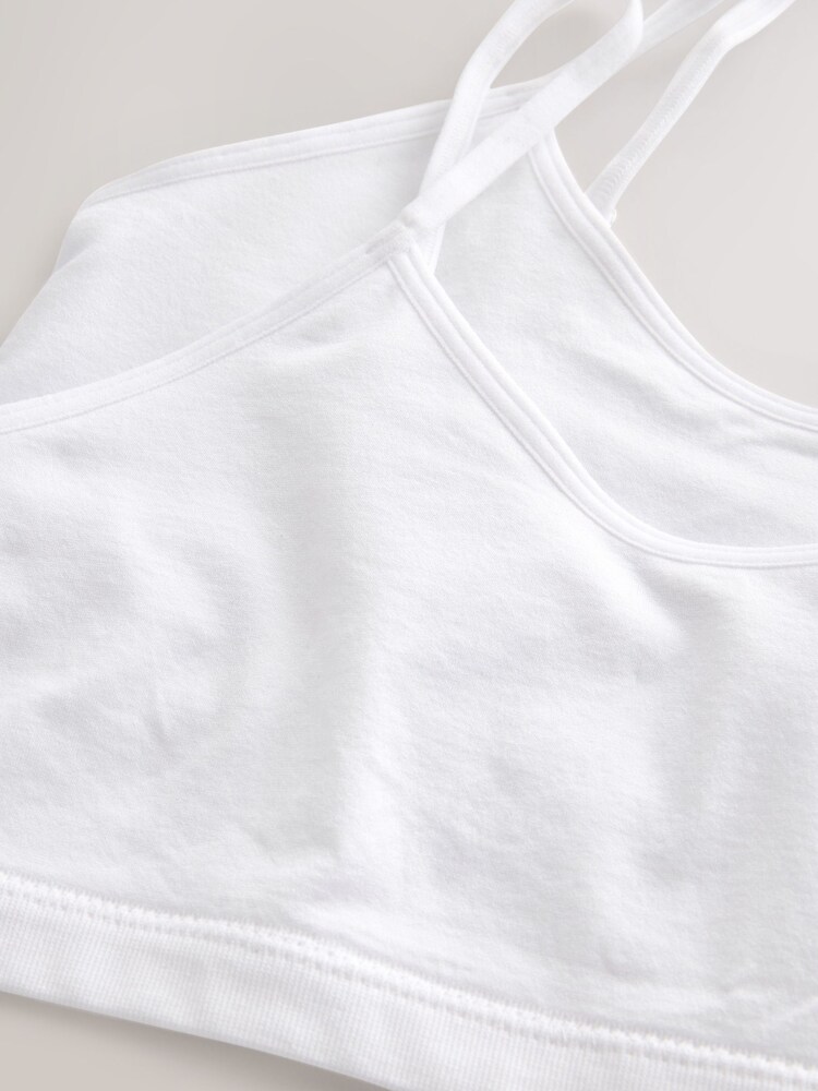 Weiß - Nahtlose Crop-Tops mit Spaghettiträgern im 2er-Pack (7 – 16 Jahre) - Bild 5 von 5 Weiß - Nahtlose Crop-Tops mit Spaghettiträgern im 2er-Pack (7 – 16 Jahre) - Bild 5 von 5