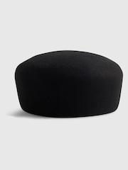 River Island Black Tolami Pill Box Hat - Image 2 of 3