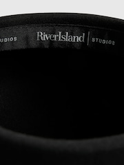 River Island Black Tolami Pill Box Hat - Image 3 of 3