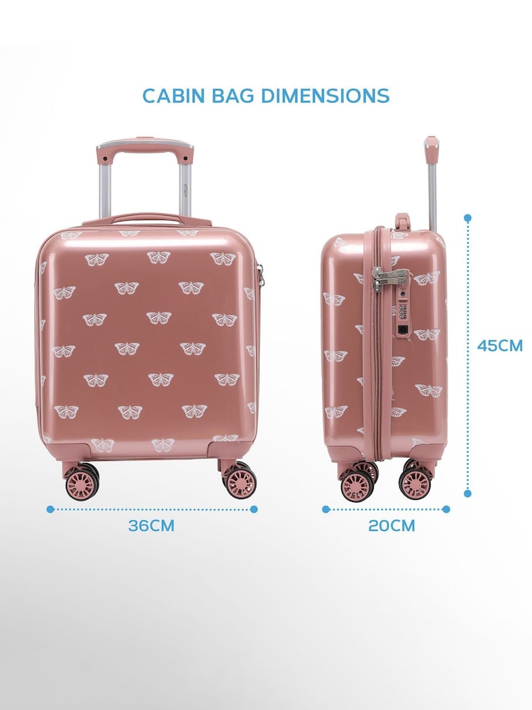 Flight Knight 45x36x20cm EasyJet Underseat Anti-Crack Cabin Carry On Hand Luggage Suitcase - Image 2 of 7