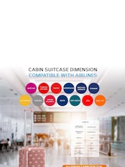 Flight Knight 45x36x20cm EasyJet Underseat Anti-Crack Cabin Carry On Hand Luggage Suitcase - Image 6 of 7