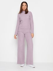 Voilet - Long Tall Sally geripptes Sally mit hoch geschlossen Top - Bild 4 von 5