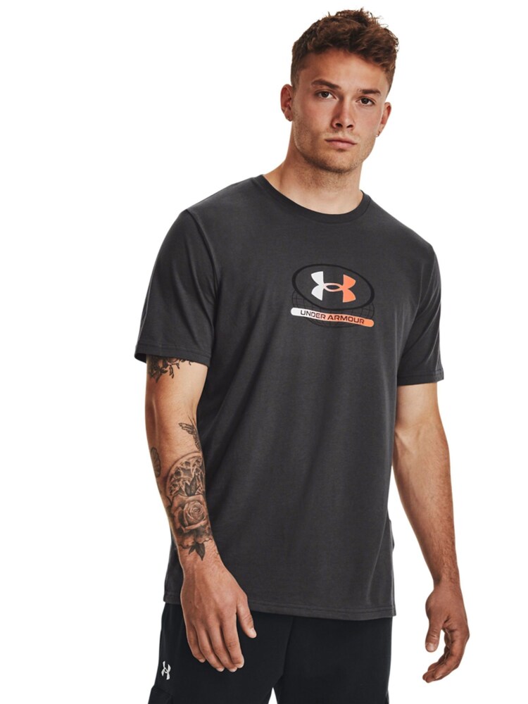 Under Armour Grey Locker Tag Short Sleeve T-Shirt - Image 1 of 6