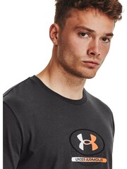 Under Armour Grey Locker Tag Short Sleeve T-Shirt - Image 4 of 6