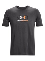 Under Armour Grey Locker Tag Short Sleeve T-Shirt - Image 5 of 6