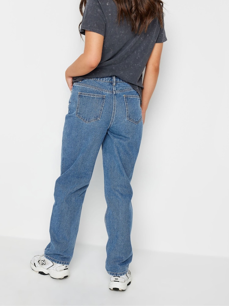 PixieGirl Petite Blue 100% Cotton Straight Leg Jeans - Image 2 of 4