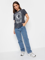 PixieGirl Petite Blue 100% Cotton Straight Leg Jeans - Image 3 of 4