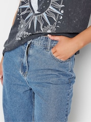 PixieGirl Petite Blue 100% Cotton Straight Leg Jeans - Image 4 of 4