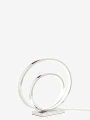 Chrome LED Eternity Touch Table Lamp - Image 6 of 7
