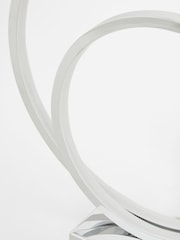 Chrome LED Eternity Touch Table Lamp - Image 7 of 7