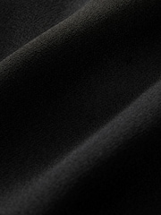 Black Tailored Crepe Longline Waistcoat - Image 6 of 6
