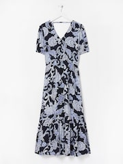 FatFace Blue Palace Maxi Dress - Image 5 of 5