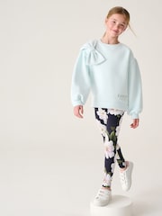 Baker by Ted Baker Bow Sweater and Floral Leggings Set - Image 1 of 10