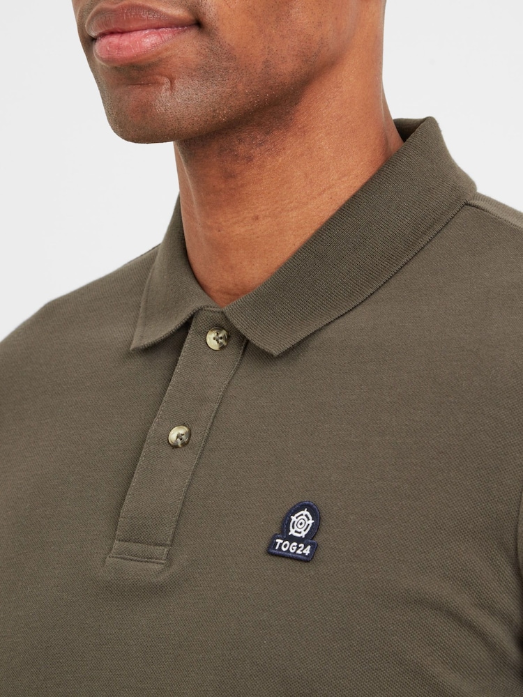 Tog 24 Green Aketon 100% Cotton Polo Shirt - Image 5 of 7