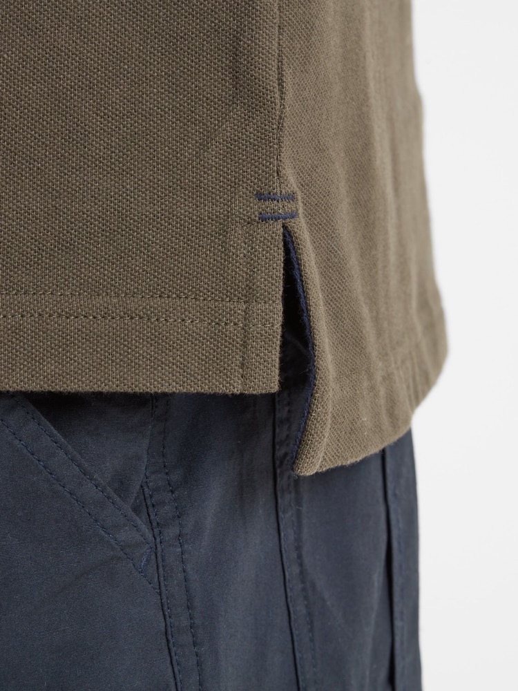 Tog 24 Green Aketon 100% Cotton Polo Shirt - Image 6 of 7