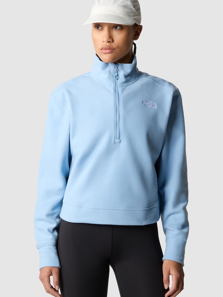 The North Face Blue Glacier 1/4 Zip Fleece - Image 1 of 5