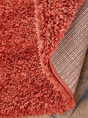 Rust Red Premium Cosy Shaggy Rug - Image 4 of 4