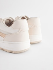 Neutral Gold Lace-Up Trainers - Image 4 of 4