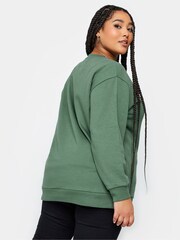 Yours Curve Green Sweatshirt - Image 2 of 4