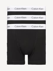 Calvin Klein Black/White Classic Stretch Trunks 3 Pack Boxers - Image 1 of 5