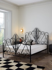 Rockett St George Black Peacock Metal Bed - Image 2 of 5
