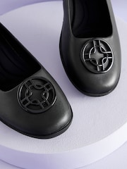 Black Forever Comfort With Motionflex Hardware Ballerina Shoes - Image 7 of 8