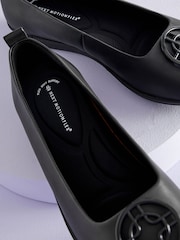 Black Forever Comfort With Motionflex Hardware Ballerina Shoes - Image 8 of 8